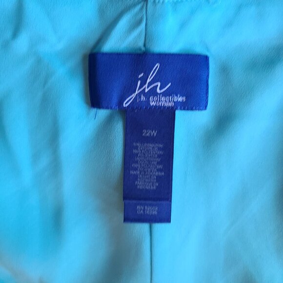 Blue Floral Skirt Size 22W - Picture 2 of 3